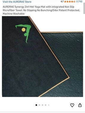 Aurorae Synergy Onyx Hot Yoga Mat